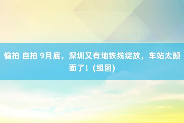 偷拍 自拍 9月底，深圳又有地铁线绽放，车站太颜面了！(组图)